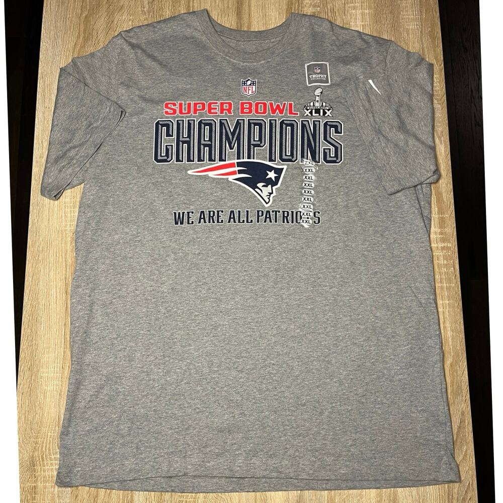 Nike New England We Are All Patriots Super Bowl XLIX TShirt Mens XXL